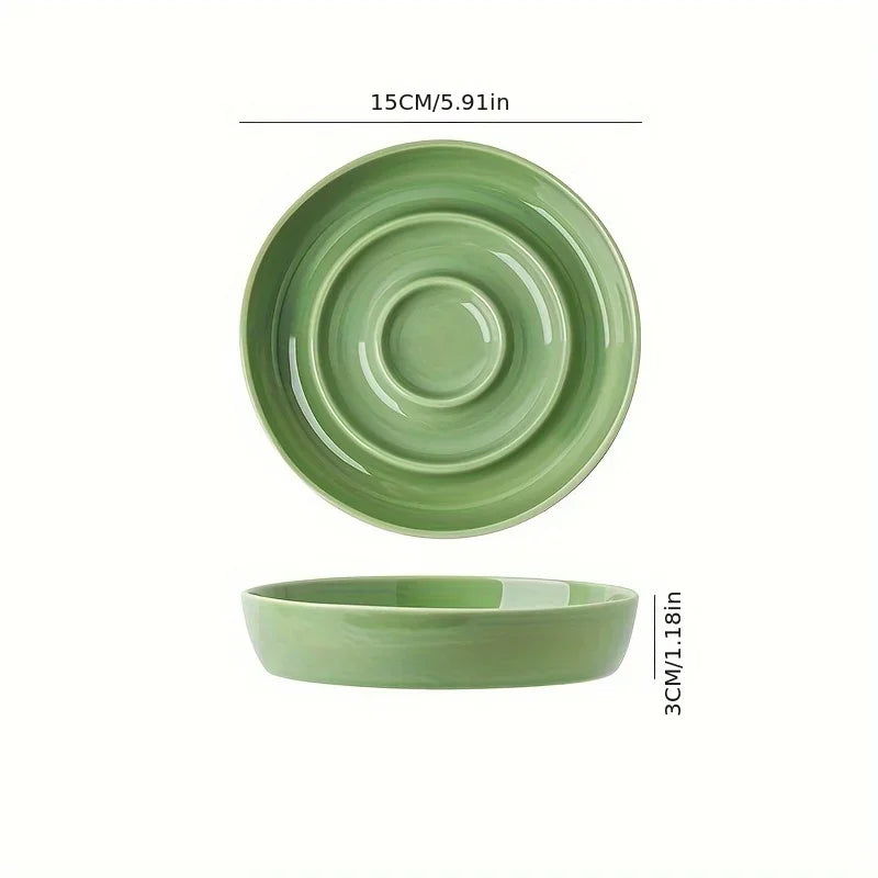 Ceramic Slow-Feed Bowl