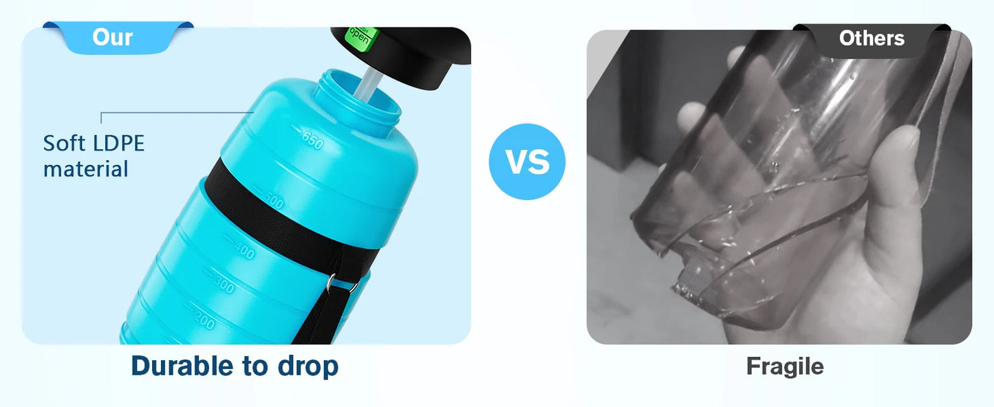 On-the-Go Water & Snack Bottle