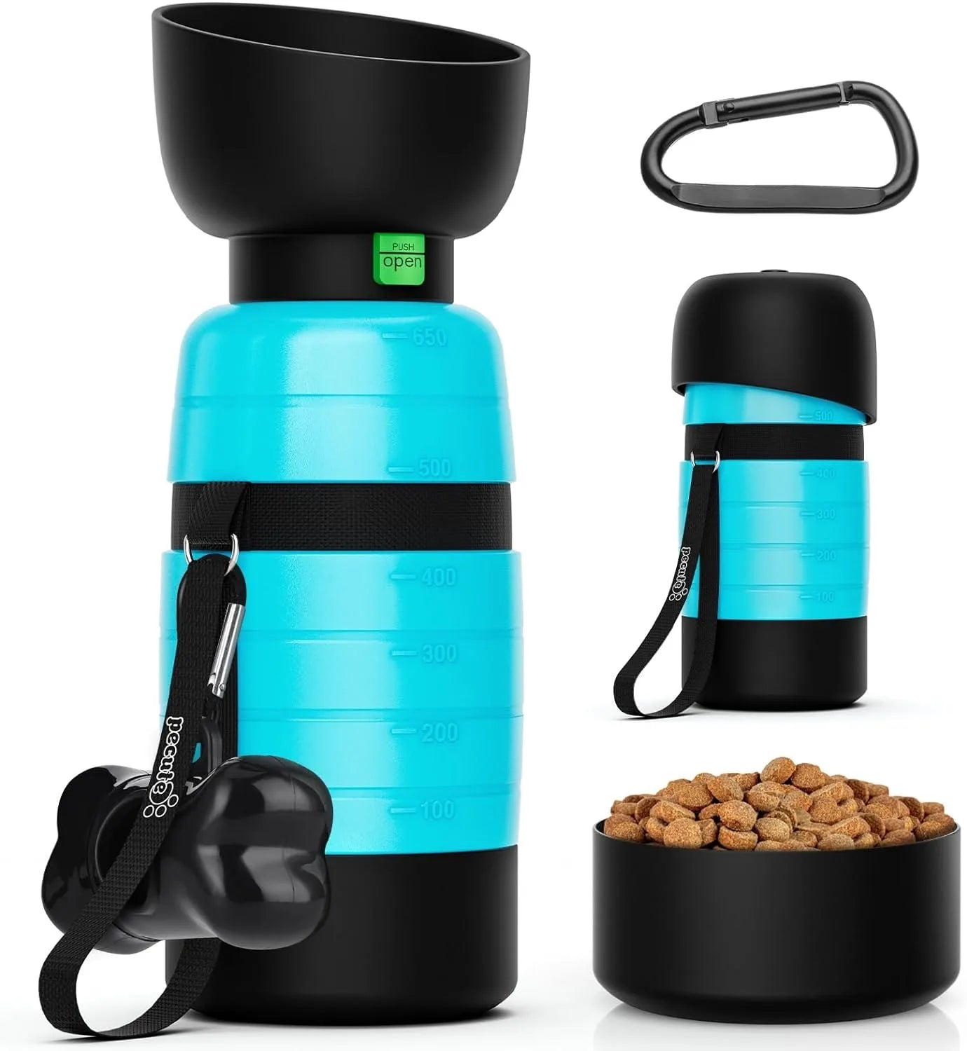 On-the-Go Water & Snack Bottle