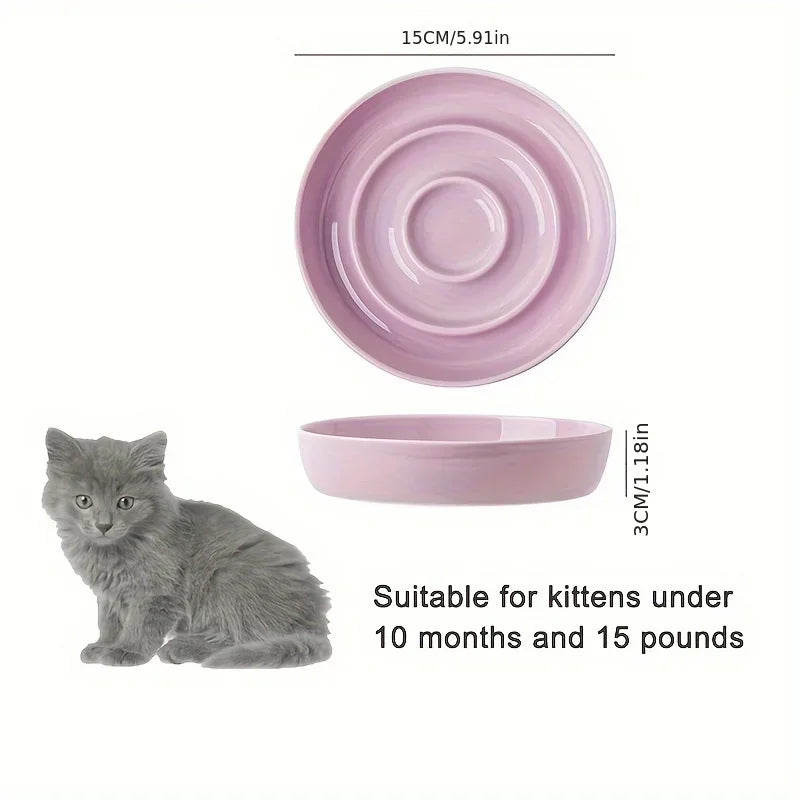 Ceramic Slow-Feed Bowl