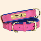 Personalized Leather Dog Collar