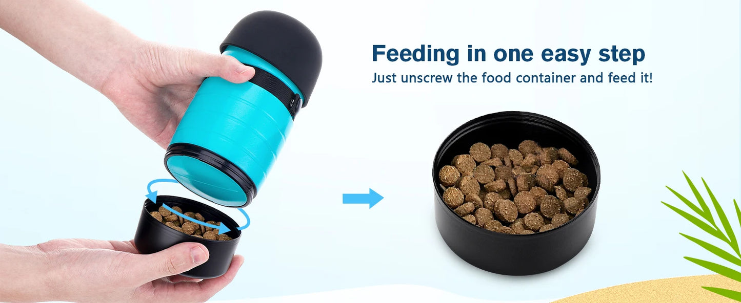On-the-Go Water & Snack Bottle